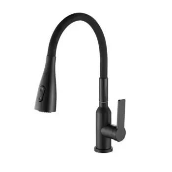 Смеситель для кухни Shevanik S843H-3 черный