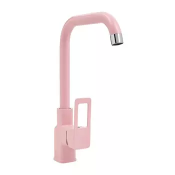 Смеситель для кухни Славен Коттедж розовый (СЛ-ОД-Д90)