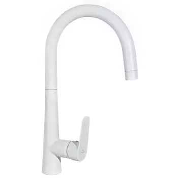 Смеситель для кухни Славен СЛ-ОД-Г2Б белый