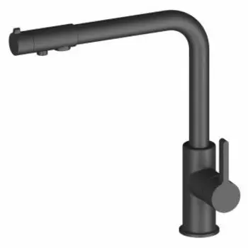 Смеситель для кухни Timo Hette 1026/03F черный