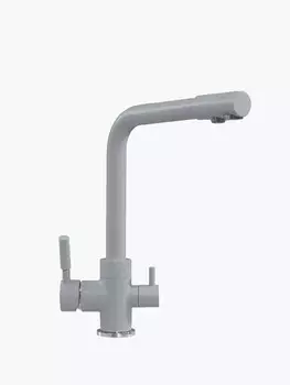 Смеситель для кухни Tolero ДУО платина