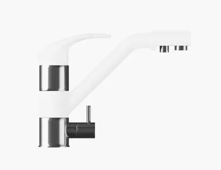 Смеситель для кухни Tolero ДУО туман