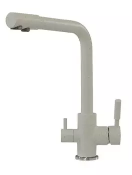 Смеситель для кухни Tolero Высокий Дуо грей