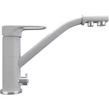 Смеситель для кухни Ulgran Quartz UQ-010-04 платина