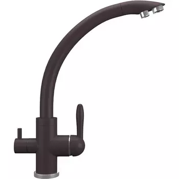 Смеситель для кухни Ulgran Quartz UQ-017-06 трюфель