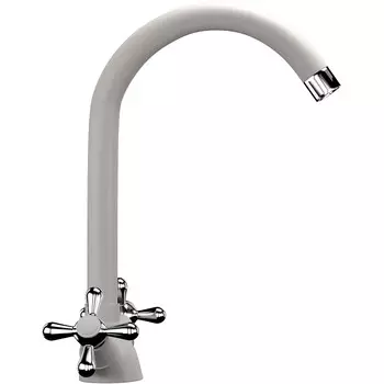 Смеситель для кухни Ulgran U-012-331 белый (331)