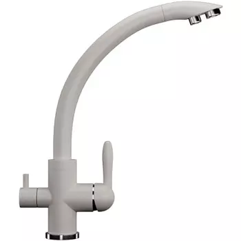 Смеситель для кухни Ulgran U-017-331 белый (331)