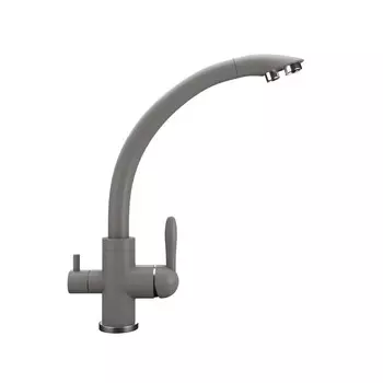 Смеситель для кухни Ulgran UQ-017-09 асфальт