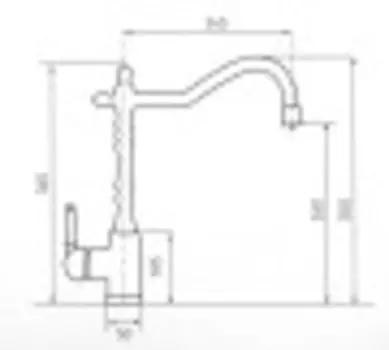 Смеситель для кухни Zigmund & Shtain 1900 осенняя трава