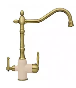 Смеситель для кухни Zigmund & Shtain 1900B топленое молоко