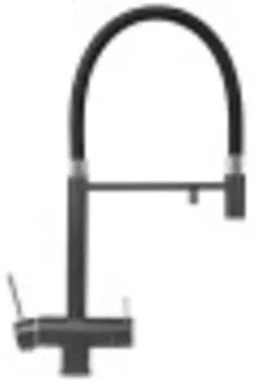 Смеситель для кухни Zigmund & Shtain 2300 черный базальт