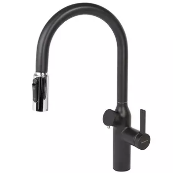 Смеситель для кухни Zigmund & Shtain ZS 2500 черный базальт