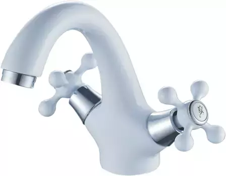 Смеситель для раковины Cron CN1008-8 белый