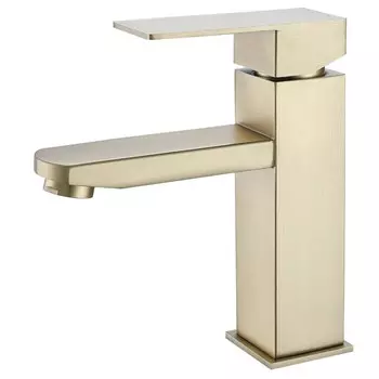 Смеситель для раковины Fmark FS8101C матовое золото