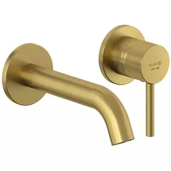 Смеситель для раковины Kludi BOZZ 38244N076 брашированное золото (внешняя часть)