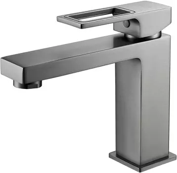 Смеситель для раковины Raffine F0196T оружейная сталь