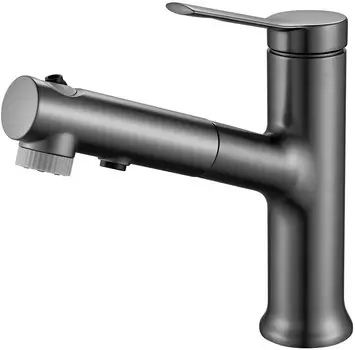 Смеситель для раковины Raffine F281T оружейная сталь