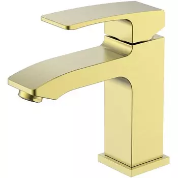 Смеситель для раковины Raglo R01.10.03 золотой сатин