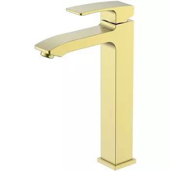 Смеситель для раковины Raglo R01.15.03 золотой сатин