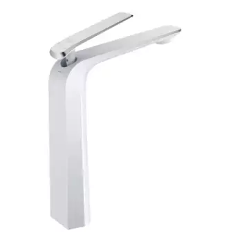 Смеситель для раковины Rose R13F R1311F белый/хром