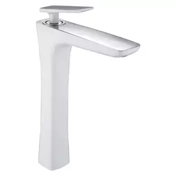 Смеситель для раковины Rose R16F R1611F белый/хром