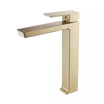 Смеситель для раковины Rose R1811G-1 золотой сатин