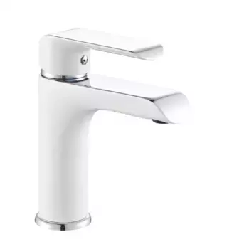 Смеситель для раковины Rose R21F R2101F белый/хром