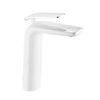 Смеситель для раковины Rose R3911F белый/хром