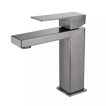 Смеситель для раковины Shevanik S7001T оружейная сталь