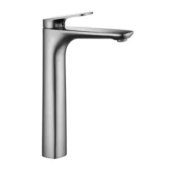 Смеситель для раковины Shevanik S8511T оружейная сталь