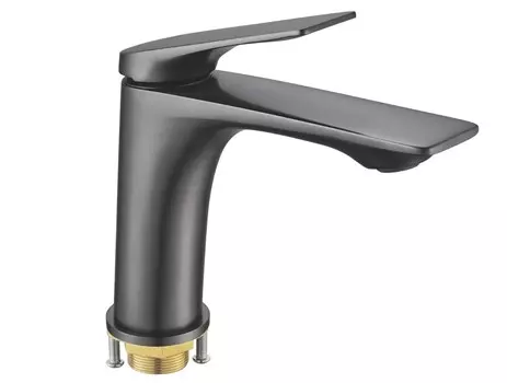 Смеситель для раковины Shevanik S9101T оружейная сталь