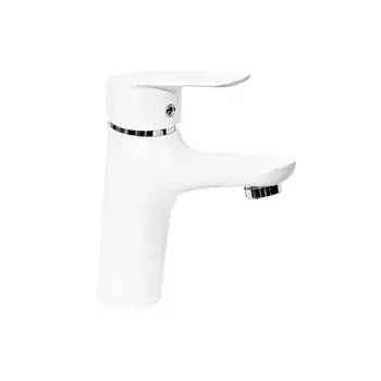 Смеситель для раковины Славен СЛ-ОД-Г1Б белый