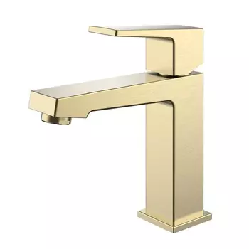 Смеситель для раковины Splenka S01.10.03 золотой сатин