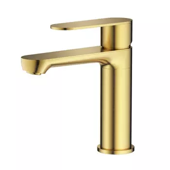 Смеситель для раковины Splenka S222.10.03 золотой сатин