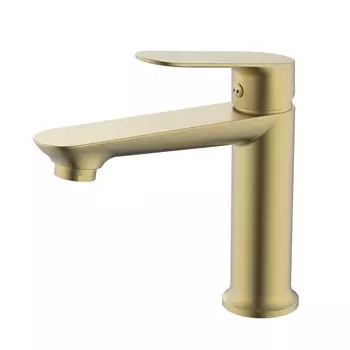 Смеситель для раковины Splenka S41.10.03 золотой сатин