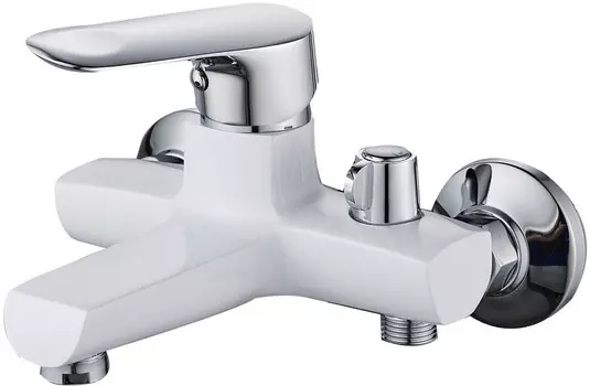Смеситель для ванны Ammore A3008-C белый/хром