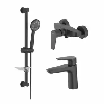 Смеситель для ванны Aquatek БЕТТА AQ1131MB (Set 3в1 AQ1110MB+AQ1160MB+AQ2013MB)