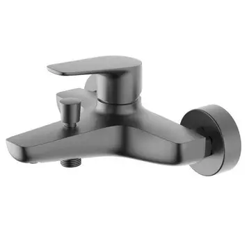 Смеситель для ванны Aquatek БЕТТА шлиф. черный хром AQ1140BGM