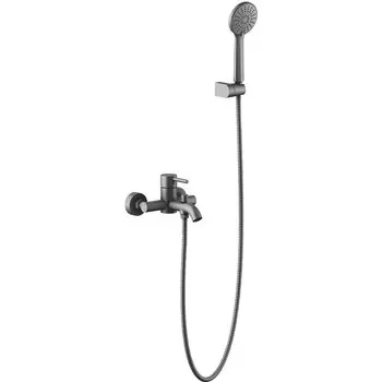 Смеситель для ванны Aquatek ЕВРОПА шлиф. черный хром AQ1349BGM