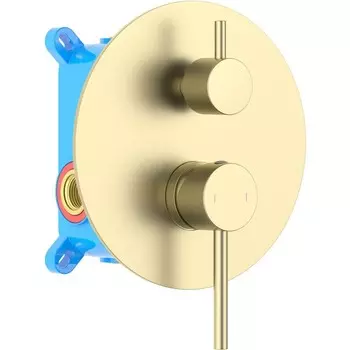 Смеситель для ванны Aquatek ЕВРОПА шлиф. золото (внешняя и скрытая часть) AQ1346BG