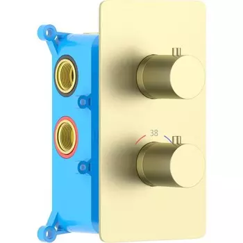 Смеситель для ванны Aquatek ЕВРОПА шлиф. золото (внешняя и скрытая часть) AQ1393BG