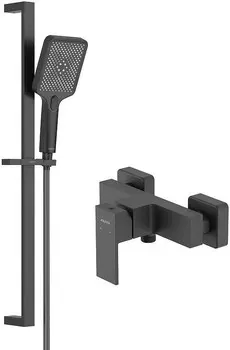 Смеситель для ванны Aquatek ЛИБРА AQ1632MB (Set 2в1 AQ1660MB+AQ2019MB)