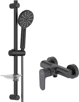 Смеситель для ванны Aquatek ОБЕРОН AQ1232MB (Set 2в1 AQ1260MB+AQ2014MB)