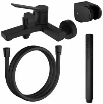 Смеситель для ванны Azario VISE черный (AZ-VSA238330PA)