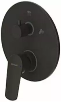 Смеситель для ванны Bravat Rhein PB8429564BW-3-ENG черный