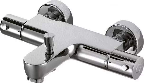 Смеситель для ванны Bravat Stream F63984C-01B термостат