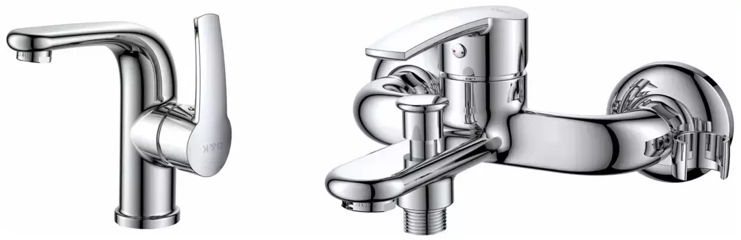 Смеситель для ванны D&K DA1360001SET (DA1362101,DA1363201)