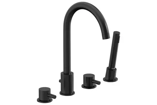 Смеситель для ванны Damixa Scandinavian Pure 360400300 черный матовый