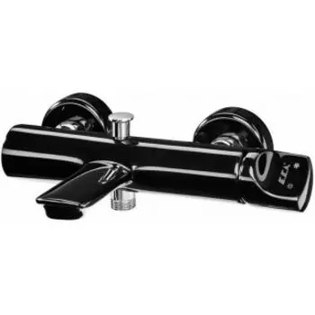 Смеситель для ванны E.C.A MYRA 104502470EX (черный хром)