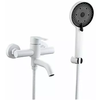 Смеситель для ванны Fmark FS8206W белый